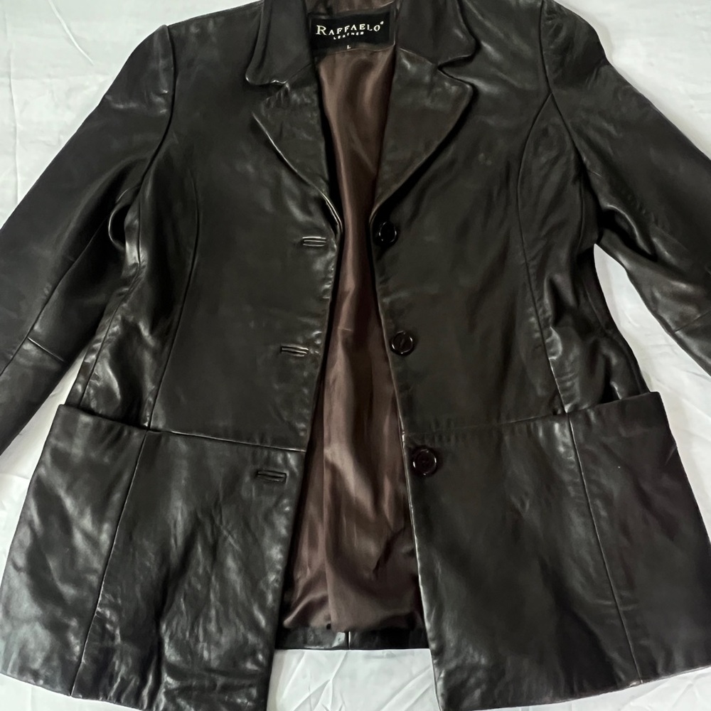 Women's Black Leather Jacket